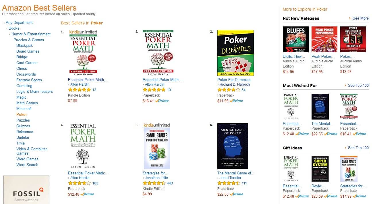 Essential Poker Math, Expanded Edition is an Amazon #1 Best-Selling Book